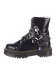 Doc Martens x Marc Jacobs Leather Crystal Embellishments Combat Boots