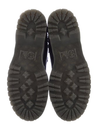 Doc Martens x Marc Jacobs Leather Crystal Embellishments Combat Boots