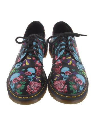 Doc Martens x Marc Jacobs Leather Floral Print Oxfords