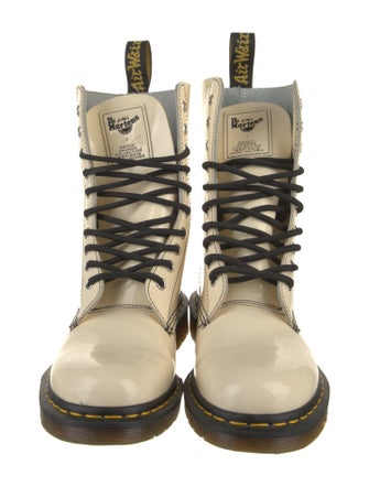 Doc Martens x Marc Jacobs Patent Leather Combat Boots