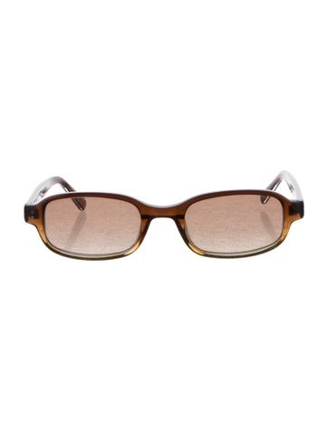 Pre-owned Dmy By Dmy Square Gradient Sunglasses In Brown