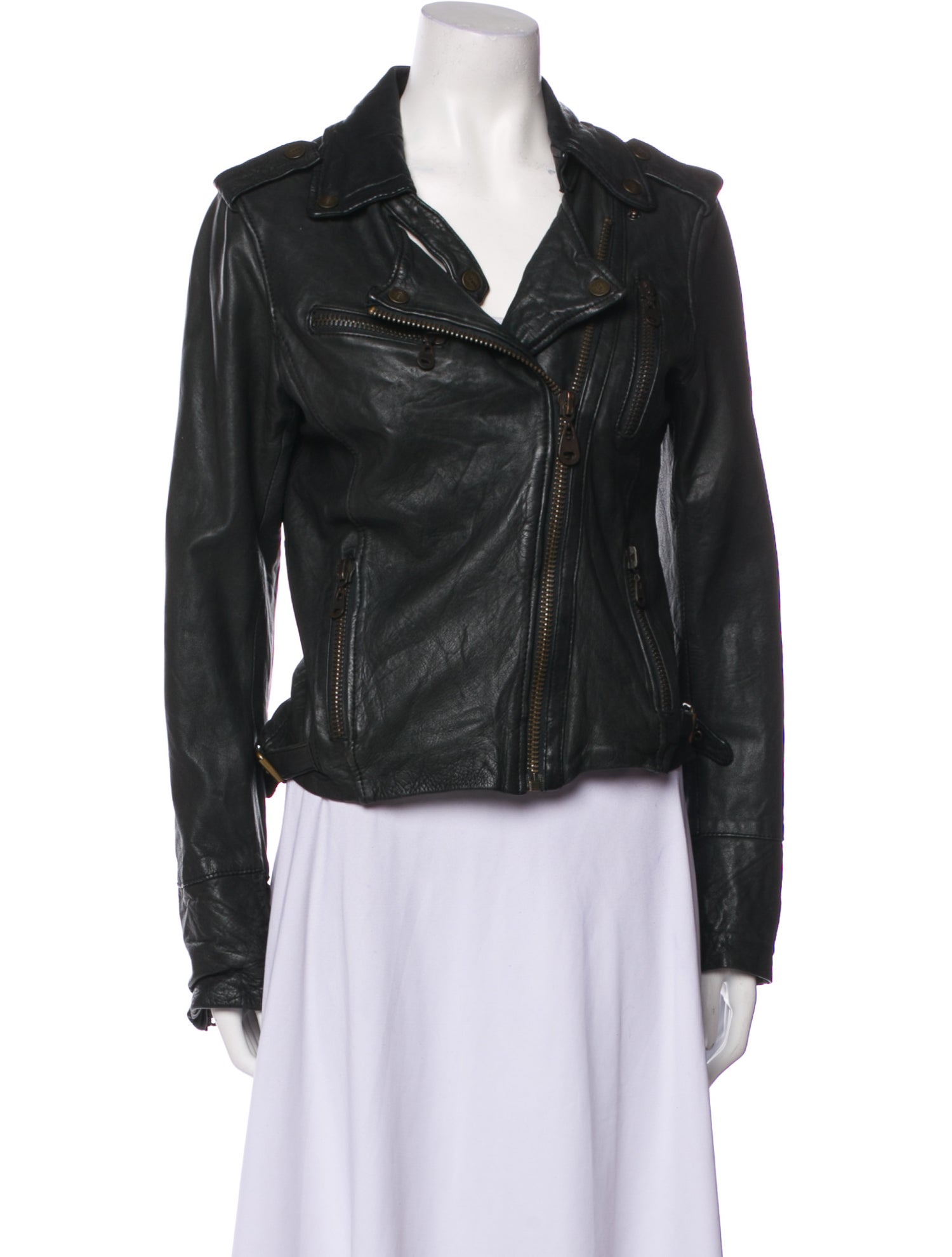 Doma Leather Biker Jacket