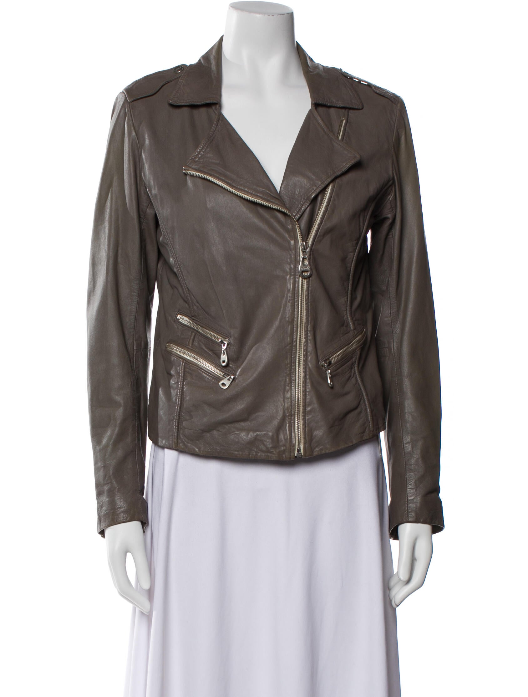 Doma Leather Biker Jacket