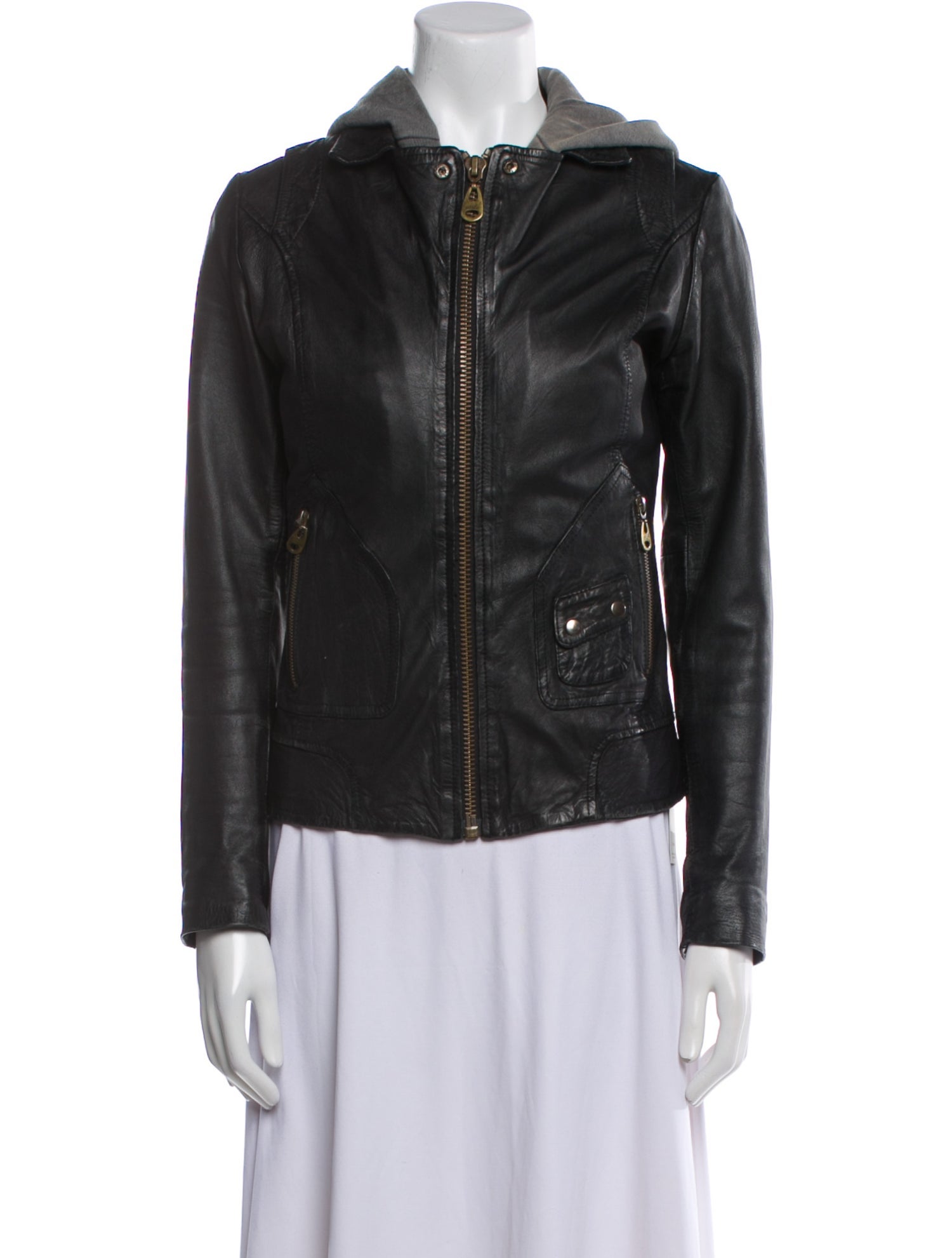 Doma Leather Biker Jacket