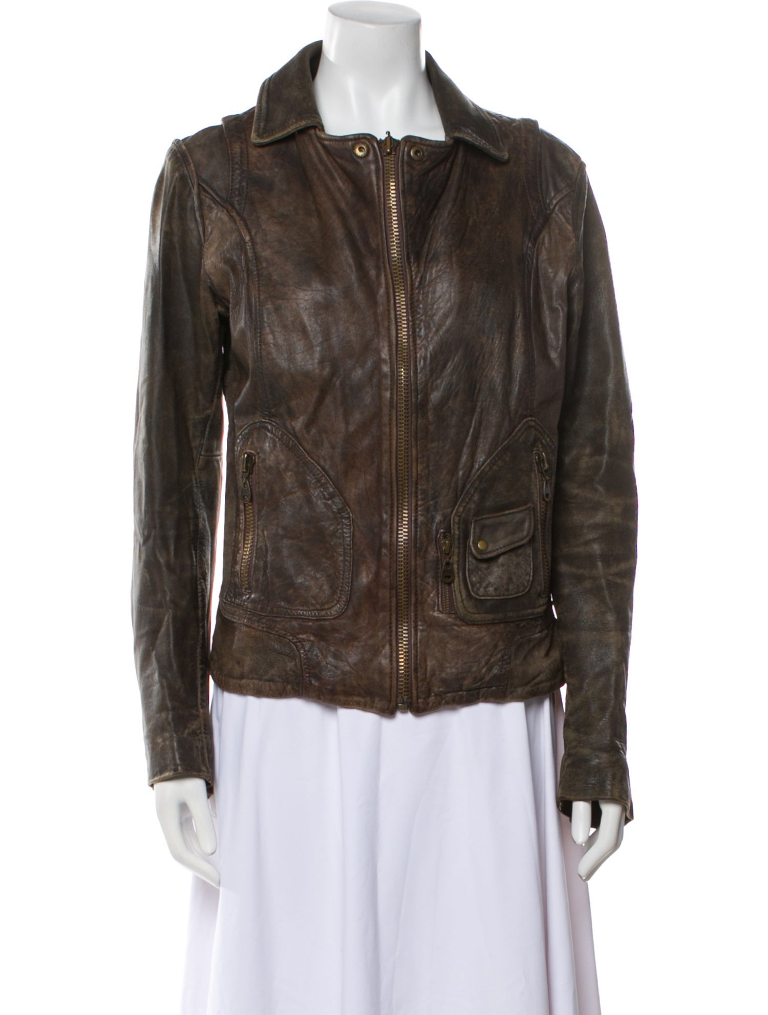 Doma Leather Biker Jacket