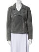 Doma Suede Biker Jacket