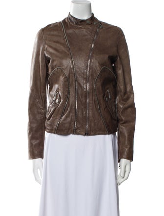 Doma Leather Biker Jacket