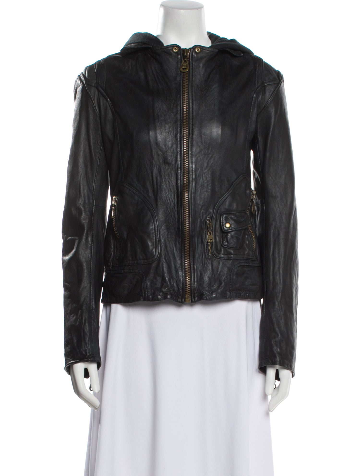 Doma Leather Biker Jacket