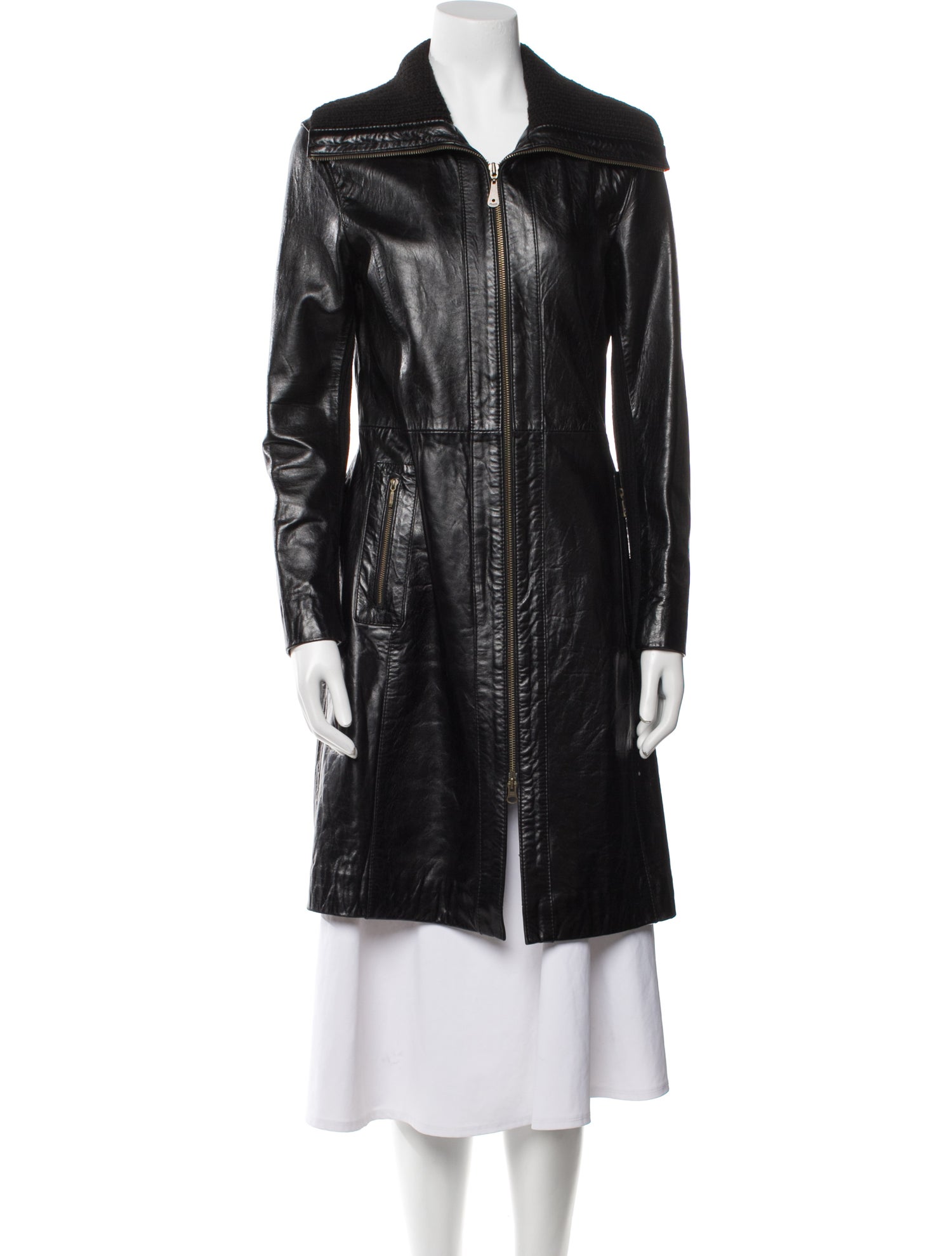 Doma Leather Evening Jacket