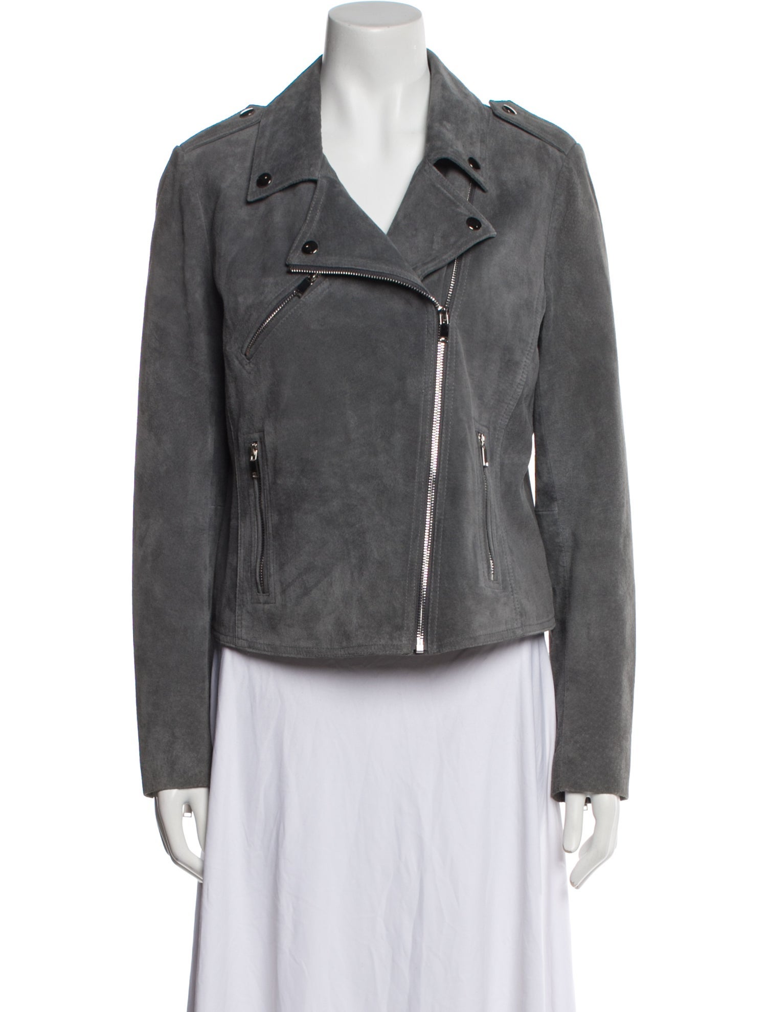 Doma Suede Biker Jacket