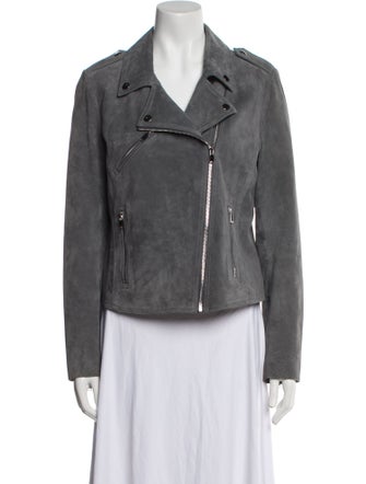 Doma Suede Biker Jacket