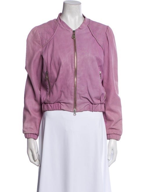 Doma Leather Bomber Jacket