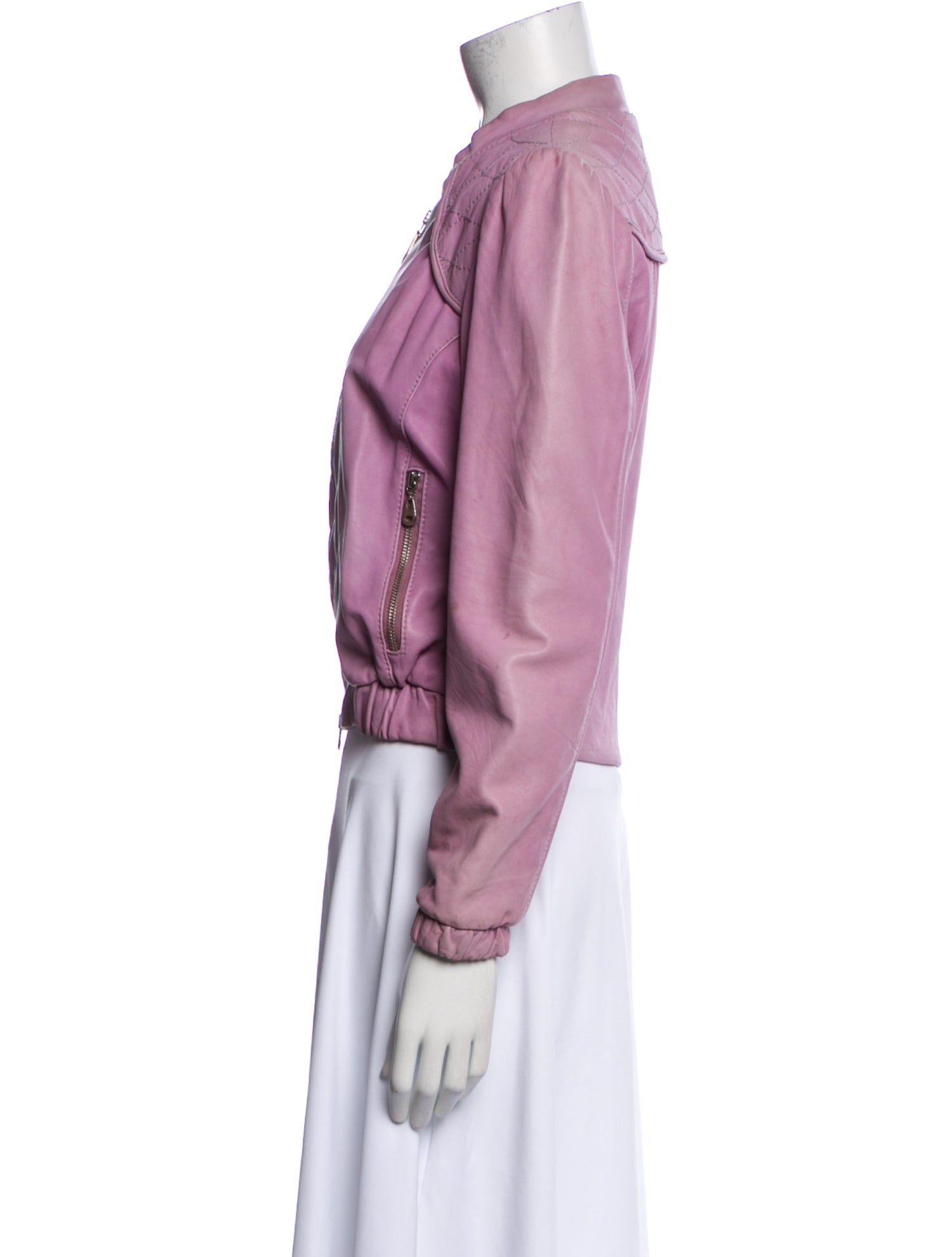 Doma Leather Bomber Jacket