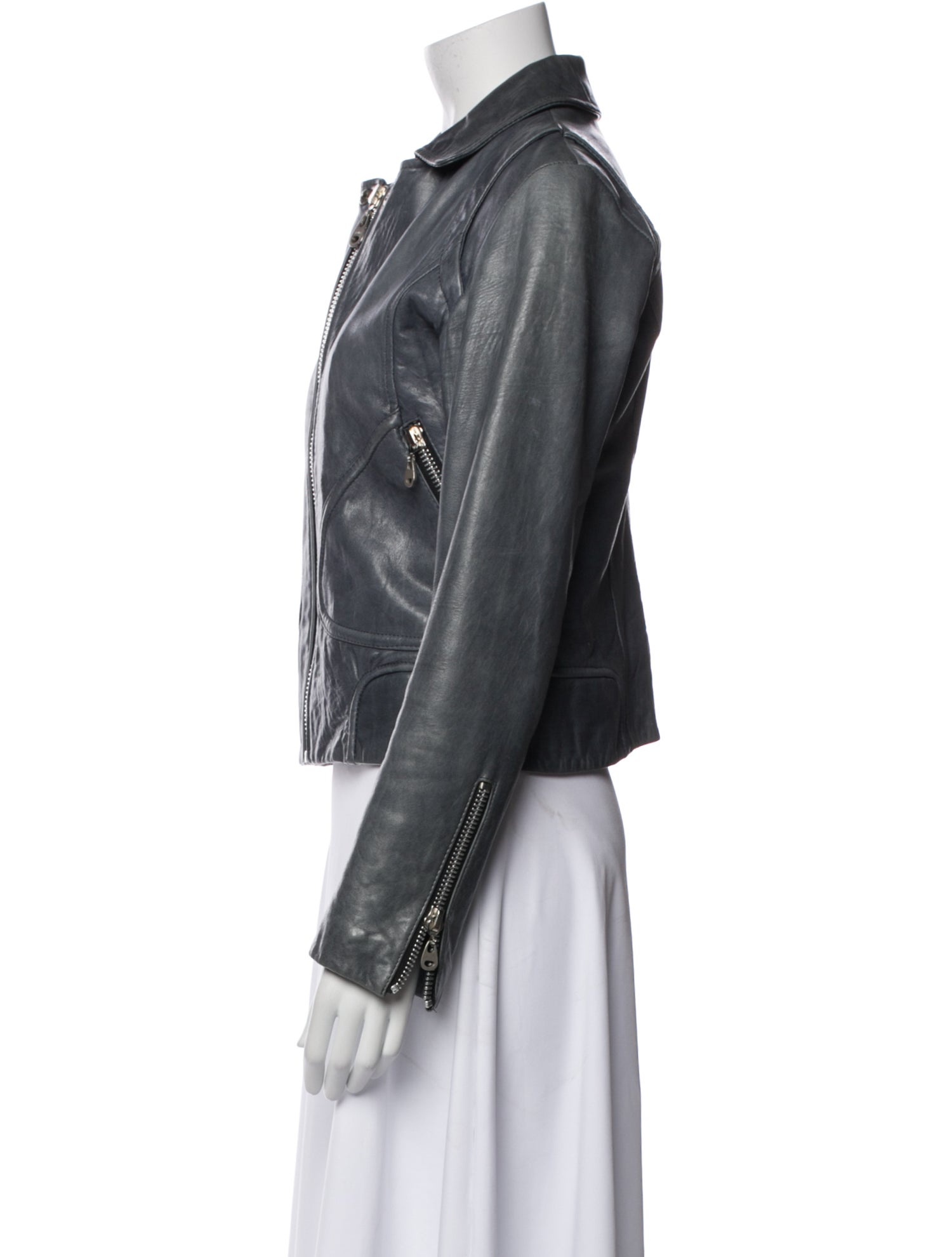 Doma Leather Biker Jacket