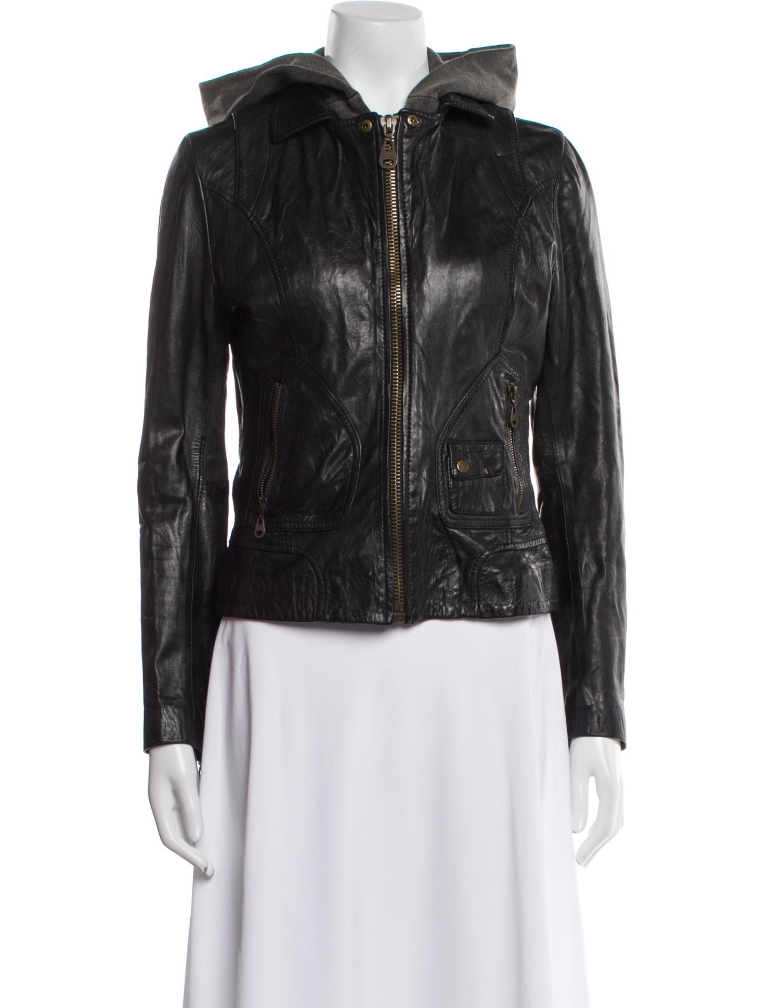 Doma Leather Biker Jacket