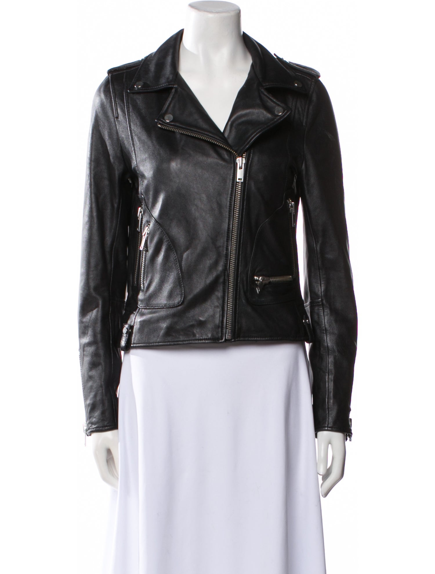 Doma Lamb Leather Biker Jacket
