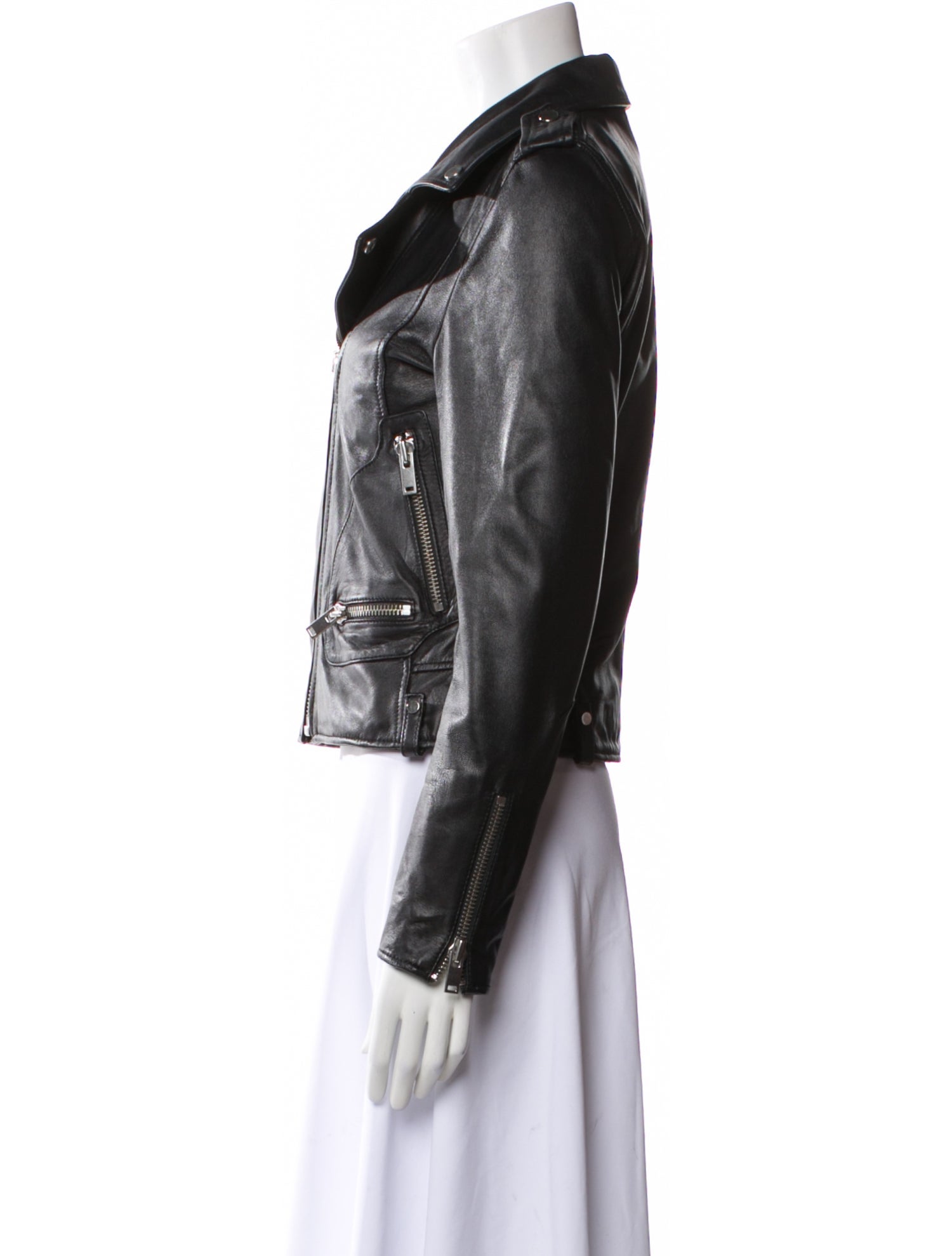 Doma Lamb Leather Biker Jacket