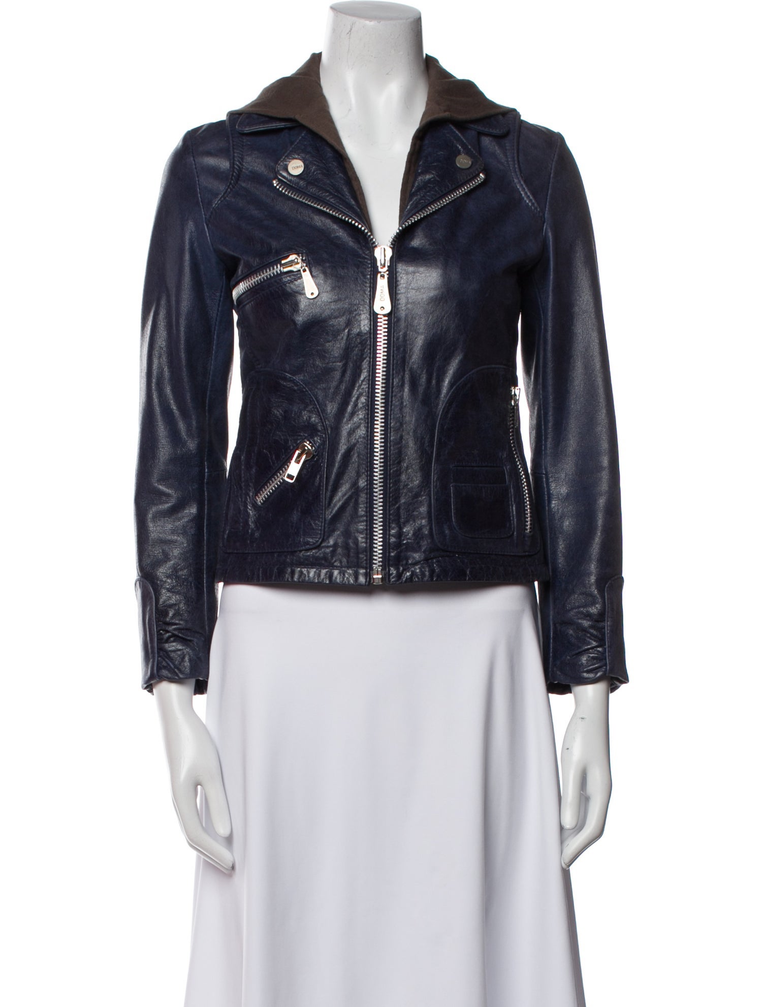 Doma Leather Biker Jacket