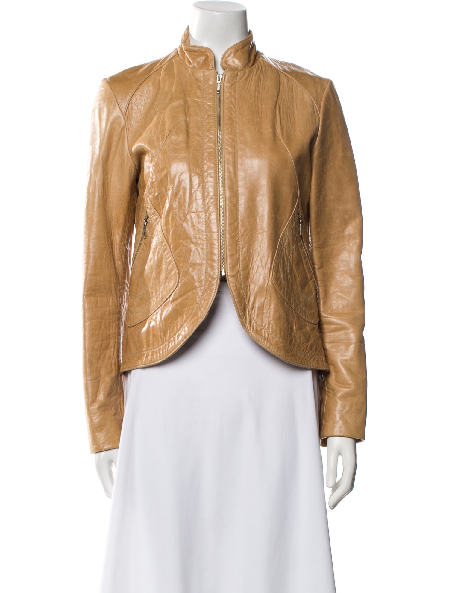 Doma Leather Evening Jacket