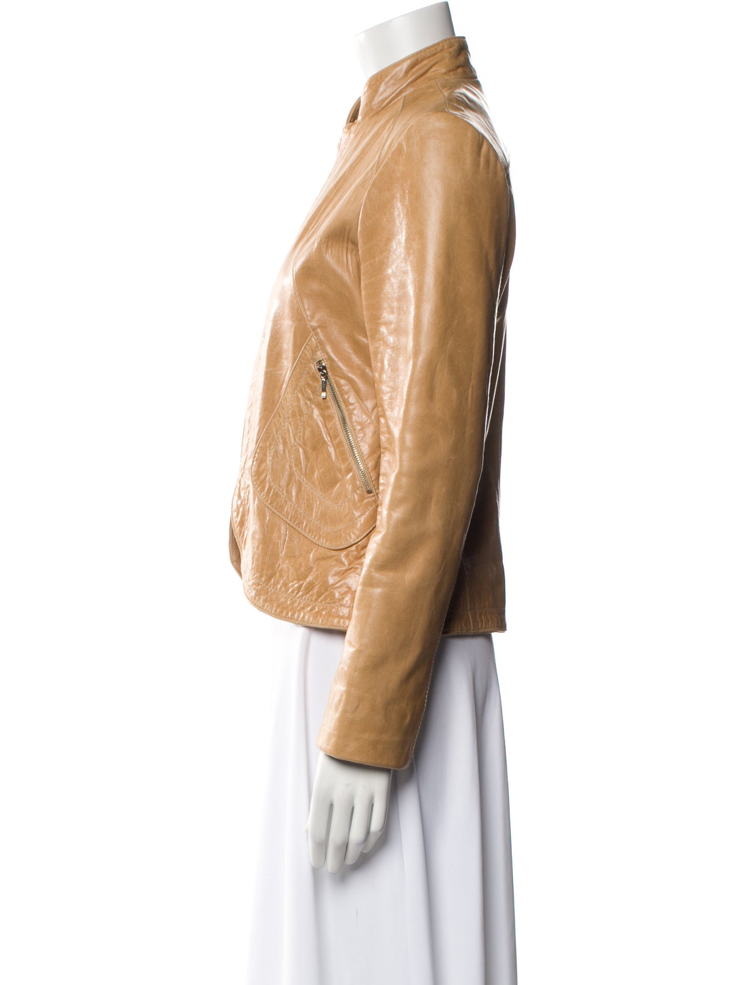 Doma Leather Evening Jacket
