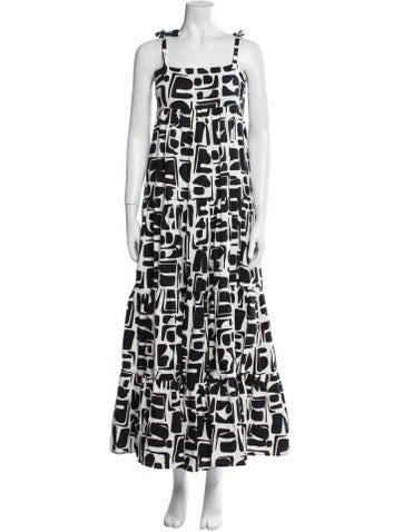 La Double J x Mother Dresses Printed Long Dress XS
