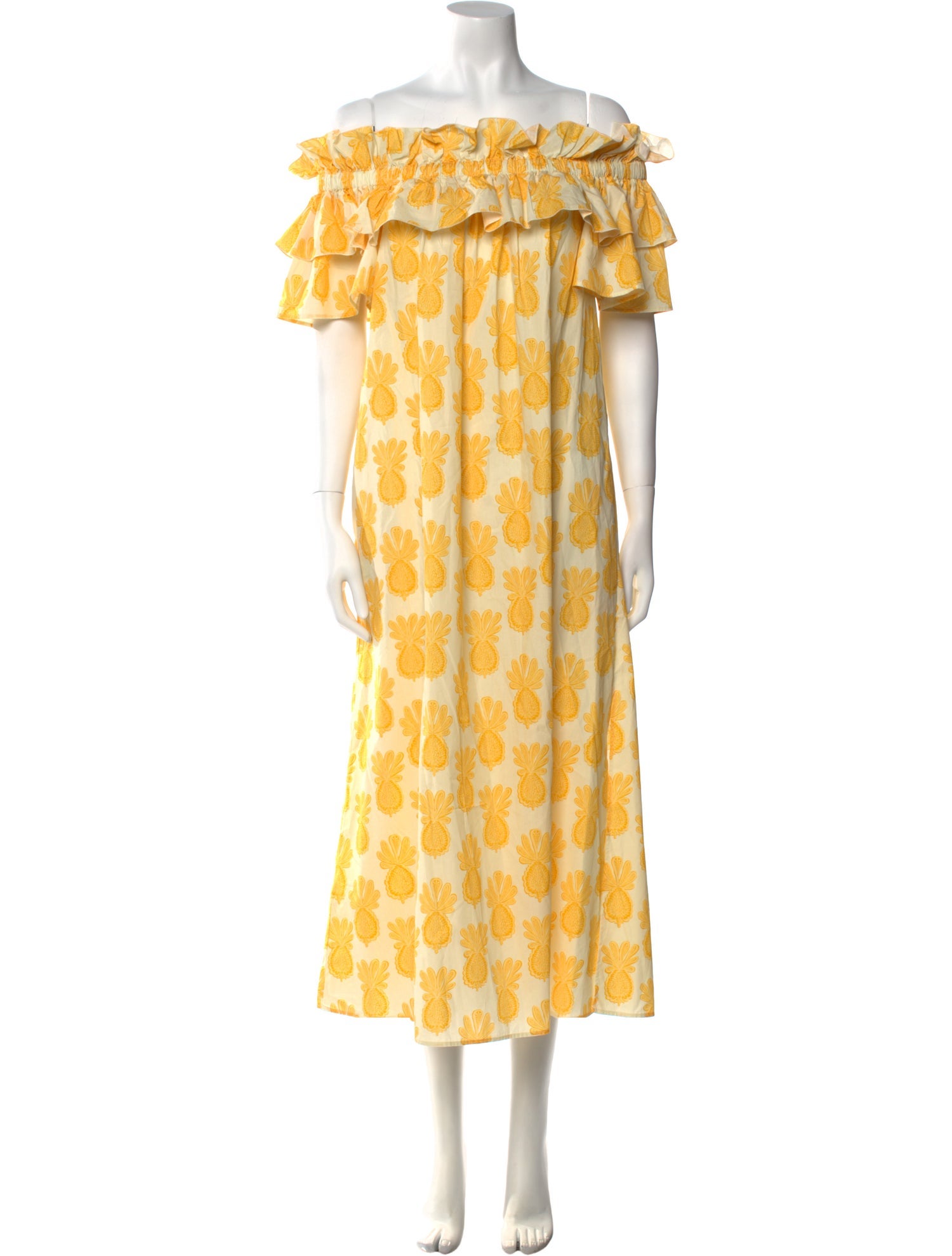 La Double J x MOTHER Printed Long Dress