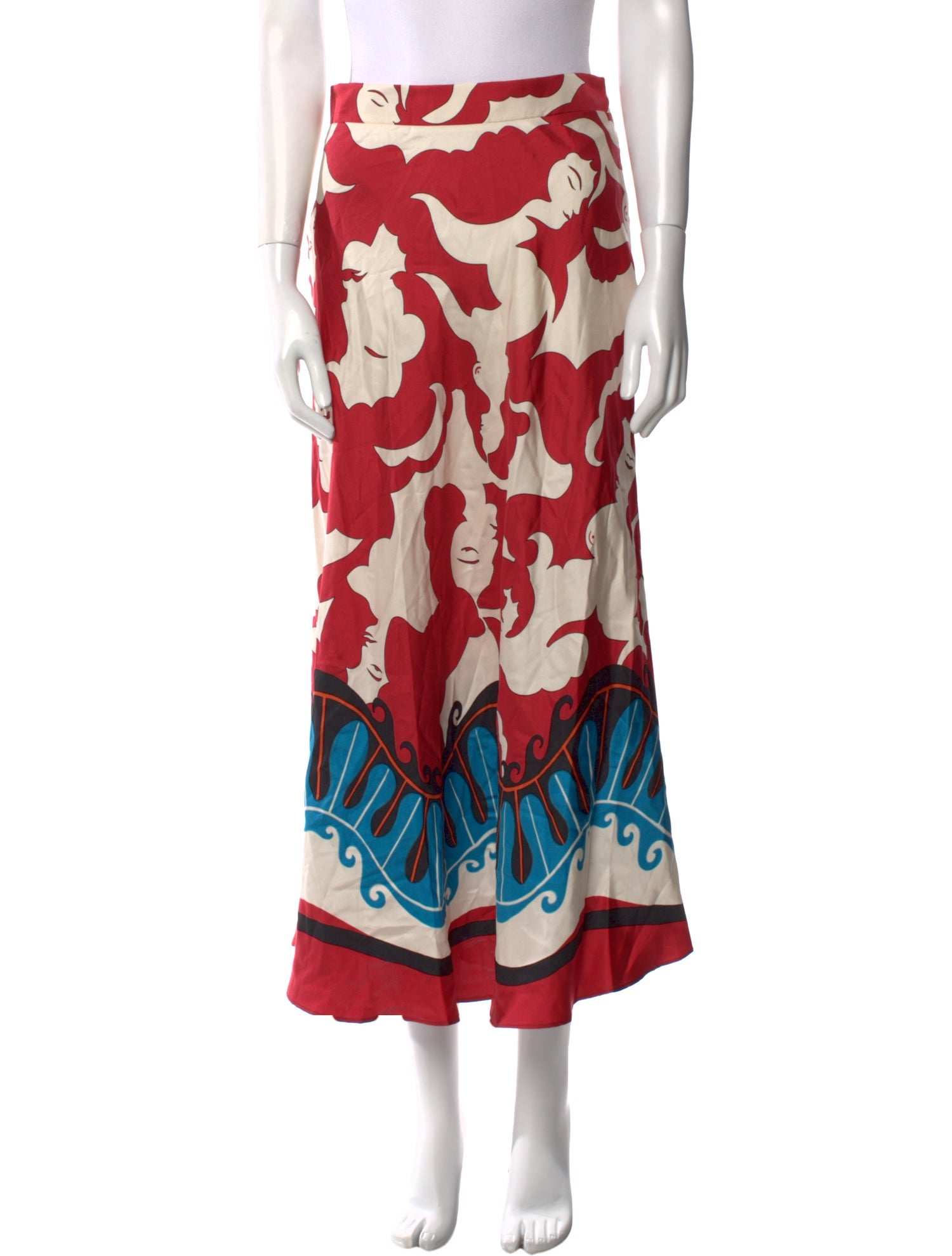 La Double J x MOTHER Silk Midi Length Skirt w/ Tags