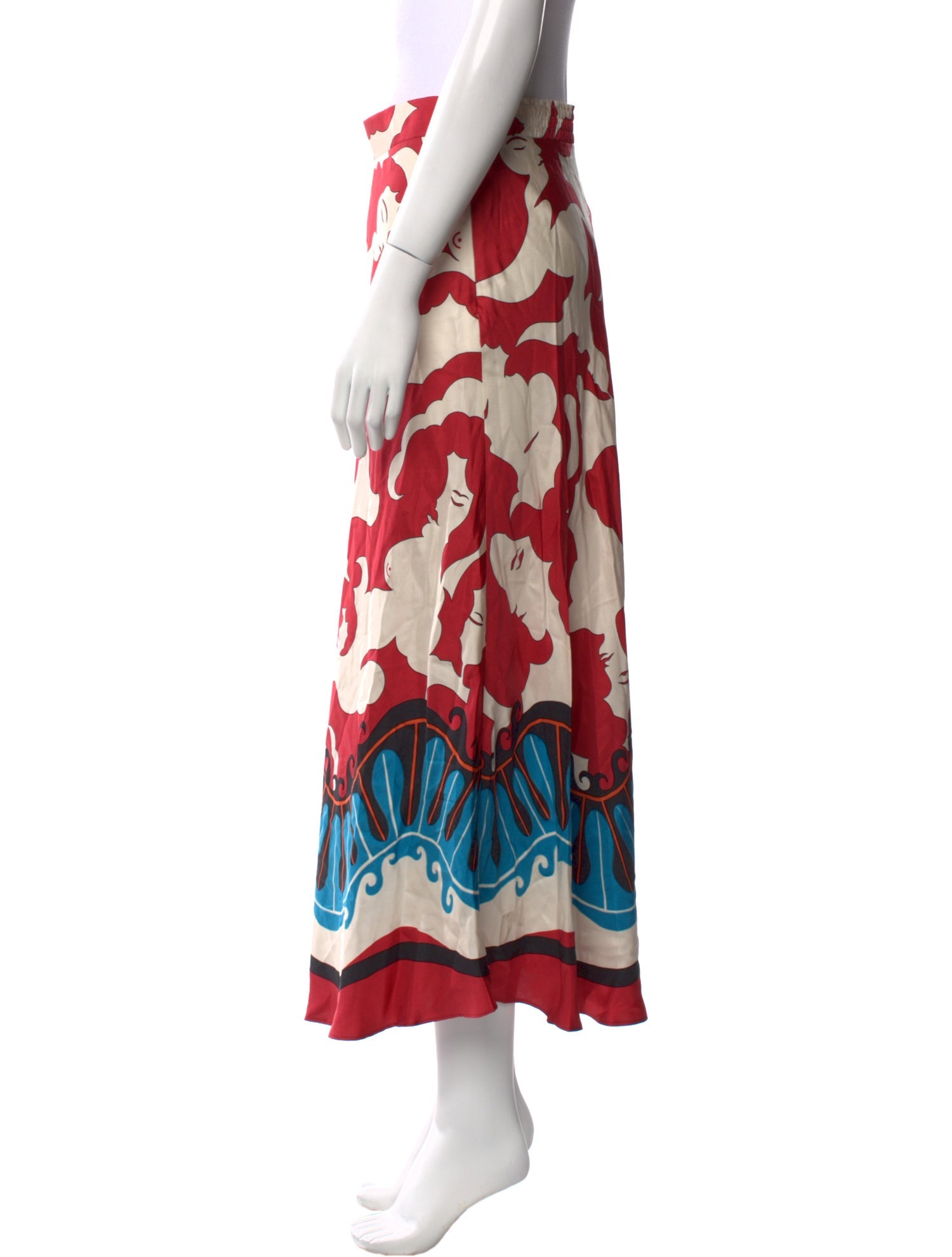 La Double J x MOTHER Silk Midi Length Skirt w/ Tags