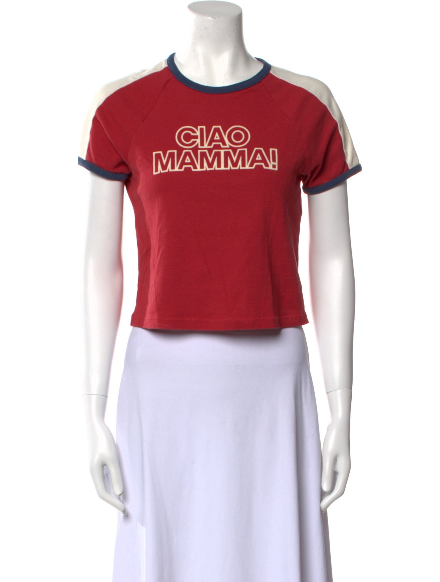 La Double J x MOTHER Graphic Print Crew Neck T-Shirt