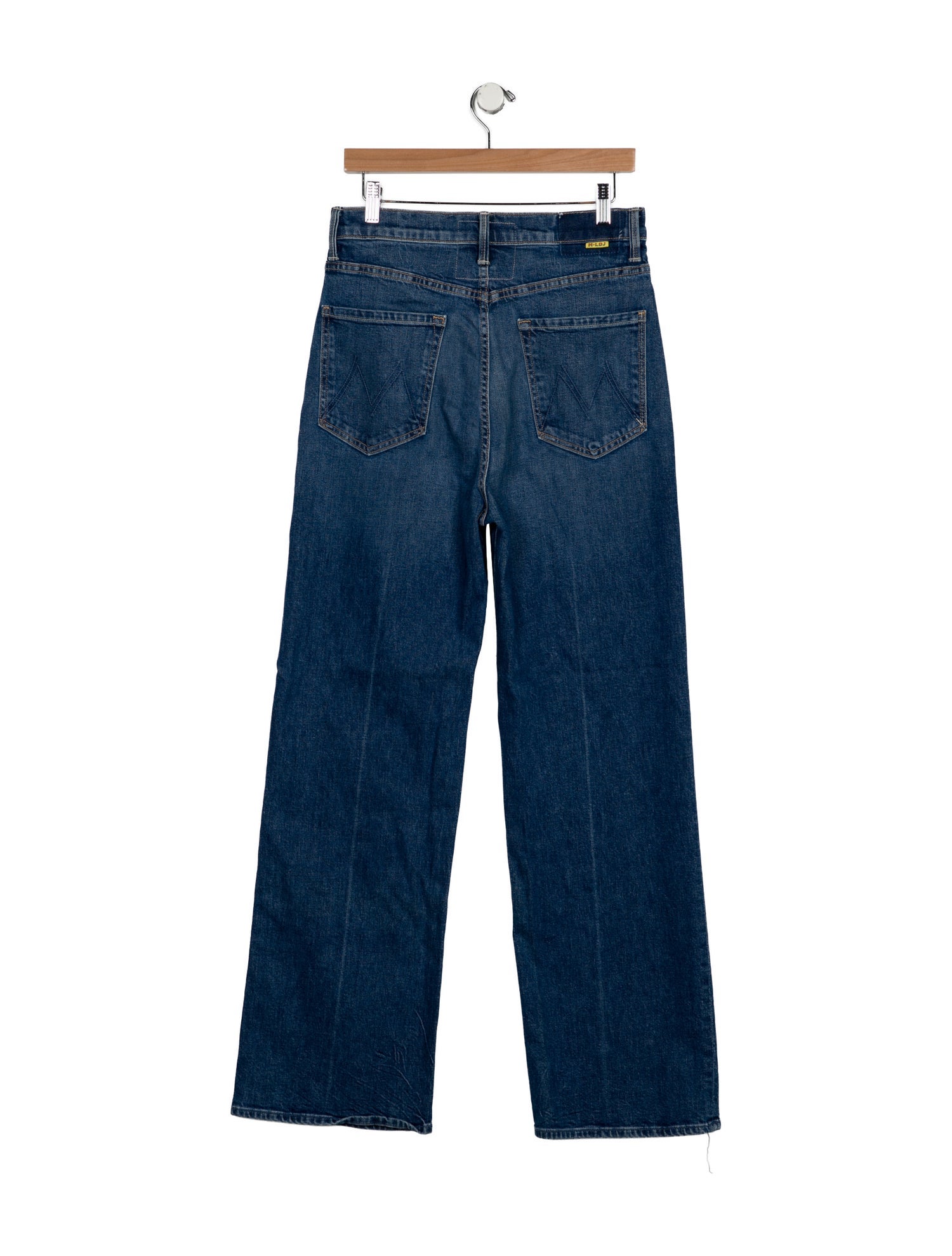 La Double J x MOTHER High-Rise Wide Leg Jeans