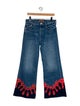 La Double J x MOTHER High-Rise Wide Leg Jeans