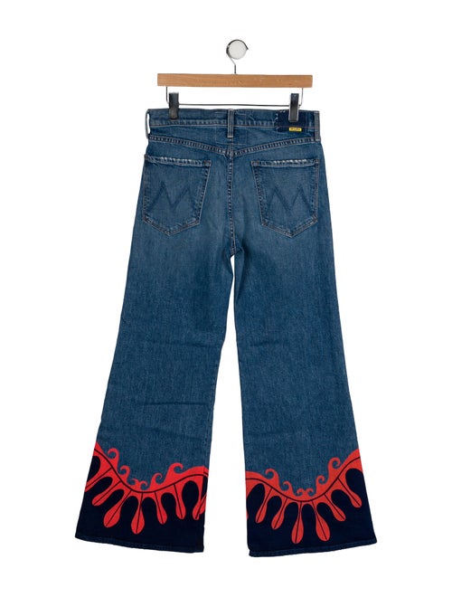 La Double J x MOTHER High-Rise Wide Leg Jeans