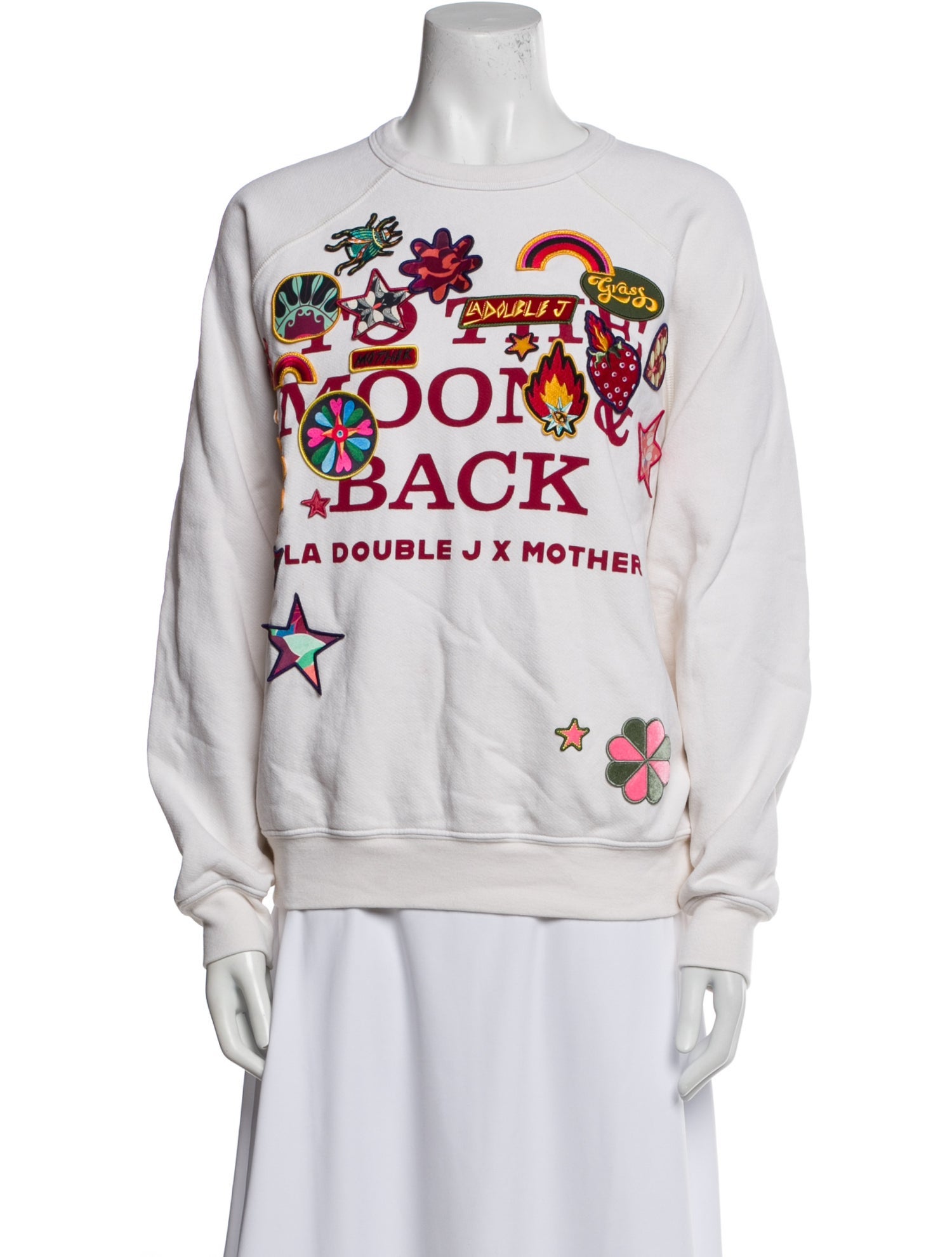 La Double J x MOTHER Graphic Print Crew Neck Sweatshirt w/ Tags