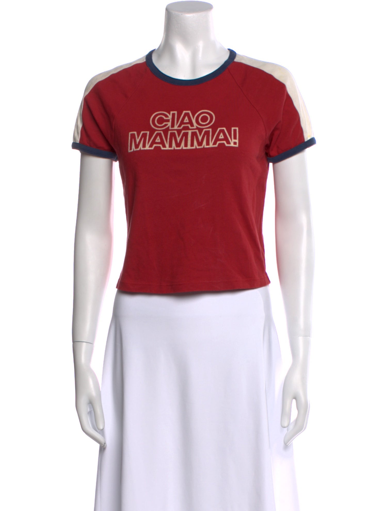 La Double J x MOTHER Graphic Print Crew Neck T-Shirt