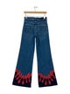 La Double J x MOTHER Mid-Rise Wide Leg Jeans