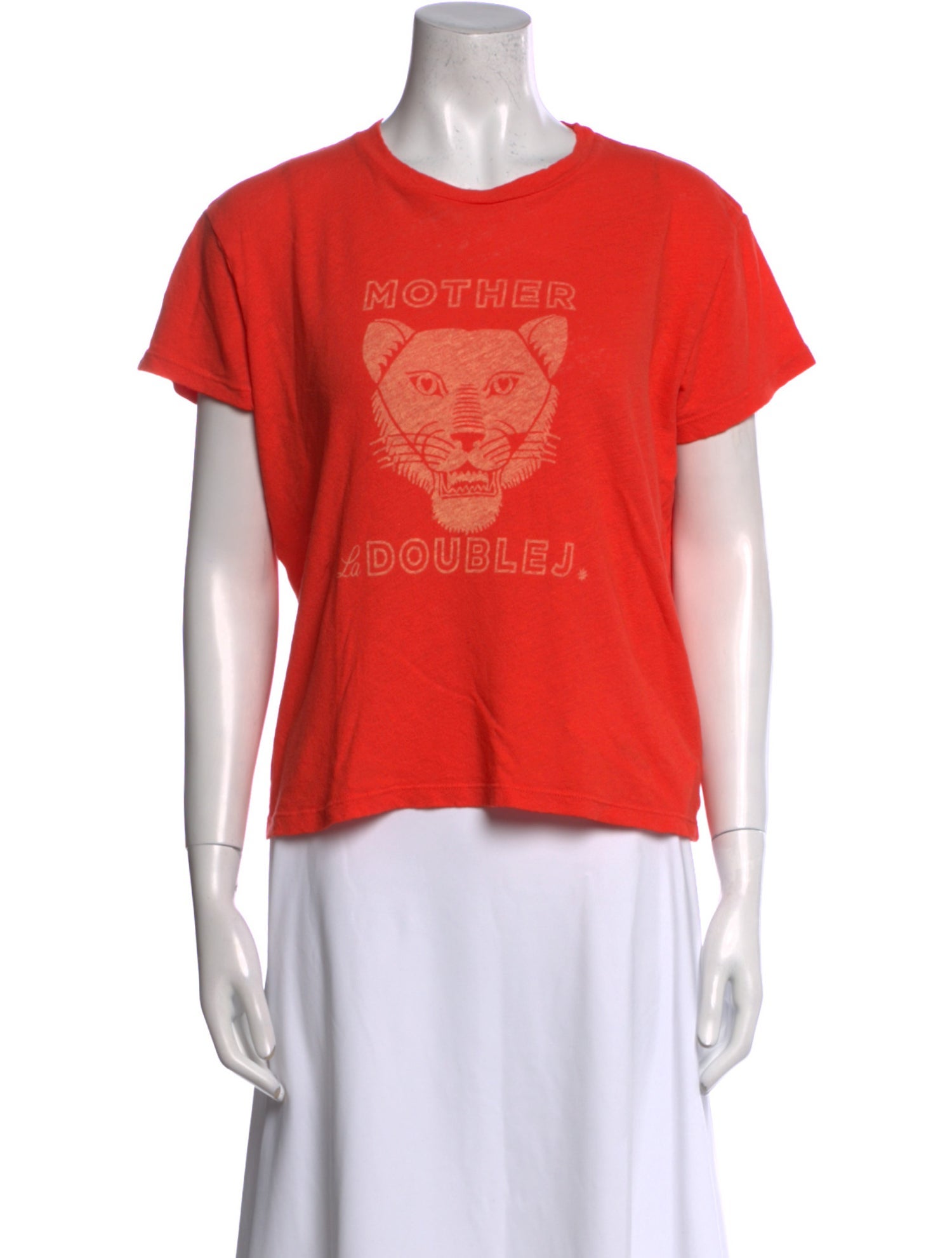 La Double J x MOTHER Graphic Print Crew Neck T-Shirt