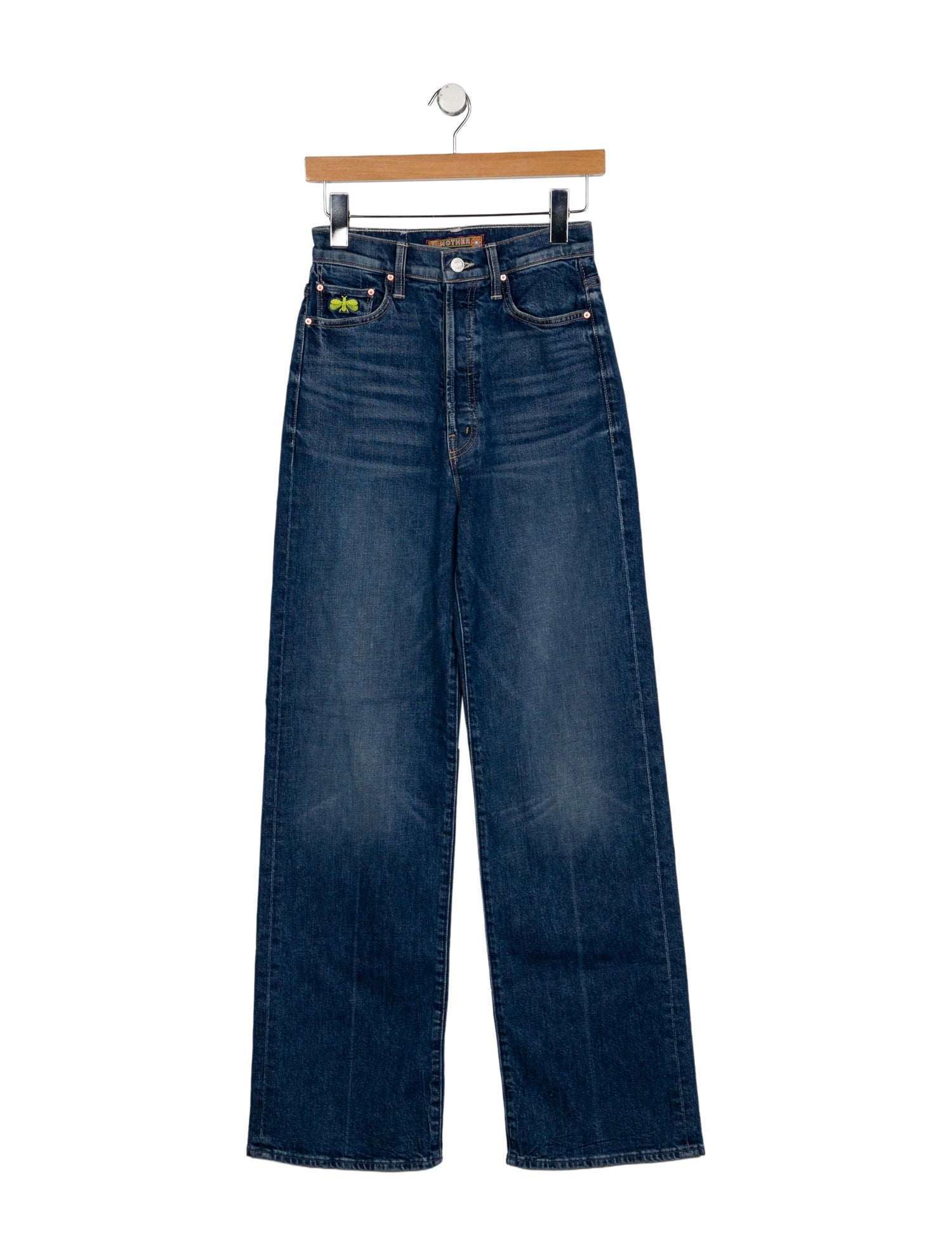 La Double J x MOTHER High-Rise Wide Leg Jeans