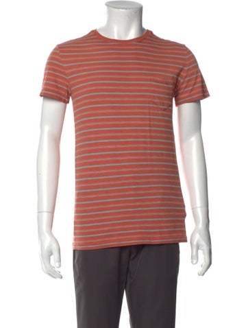 Xxrrl T-Shirts Double RL Striped Crew Neck T-Shirt XS
