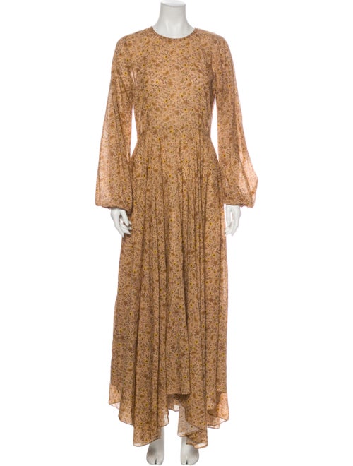 Dôen Floral Print Long Dress
