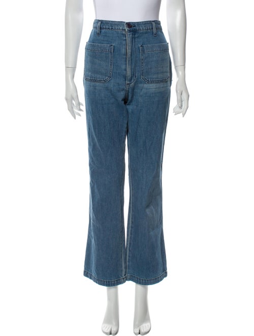 Dôen High-Rise Wide Leg Jeans Blue