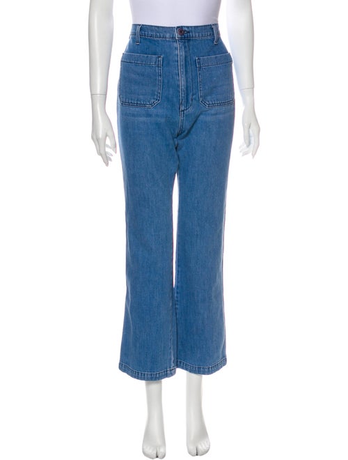 Dôen High-Rise Wide Leg Jeans Blue