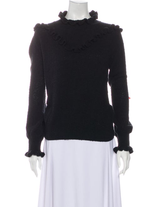 Dôen Mock Neck Sweater Black