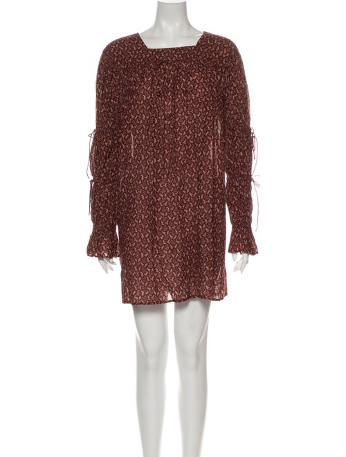 Dôen Printed Mini Dress