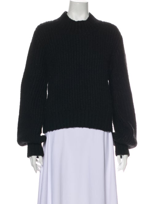 Dôen Mock Neck Sweater Black