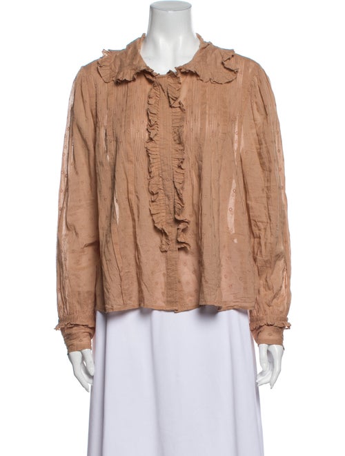 Dôen Long Sleeve Button-Up Top