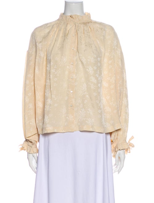 Dôen Silk Printed Blouse