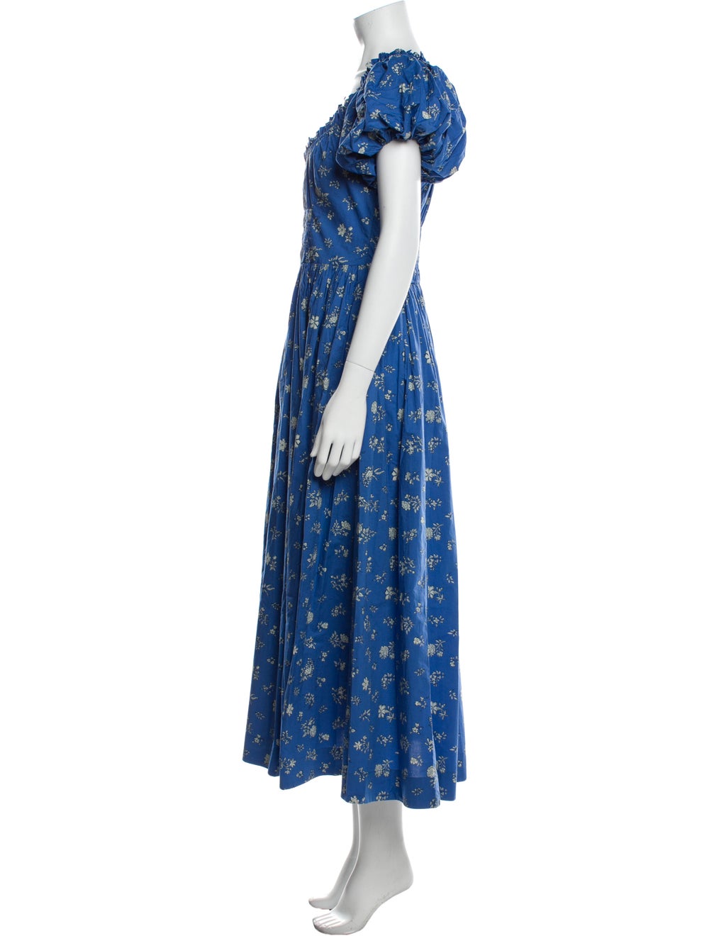 Dôen Floral Print Long Dress - image 2