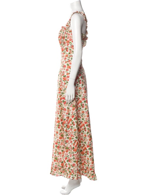 DÔEN Floral Print Long Dress
