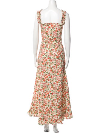 DÔEN Floral Print Long Dress