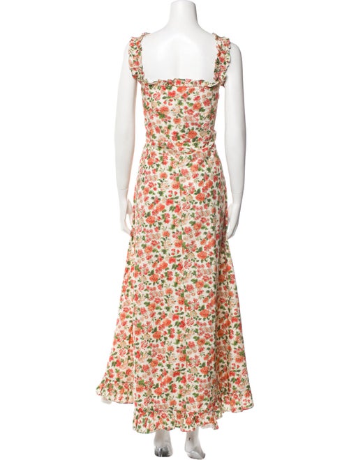 DÔEN Floral Print Long Dress